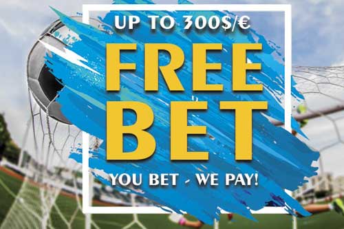 bonus free bet 300 euro bet2u