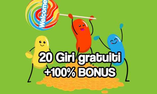 jellybean casino bonus benvenuto