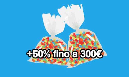 jellybean bonus secondo deposito