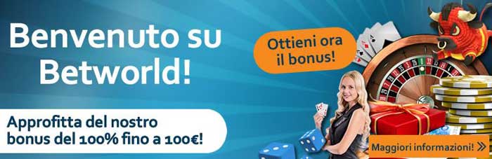 betworld bonus casino