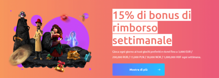 cadoola rimborso settimanale