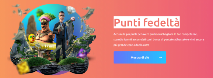 cadoola punti fedeltà