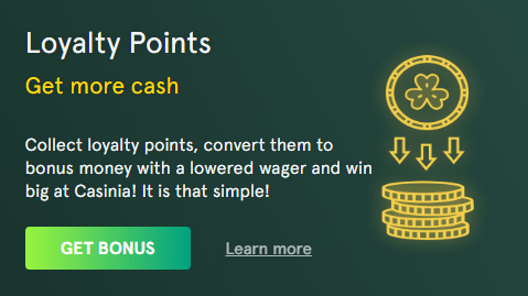 casinia punti fedeltà