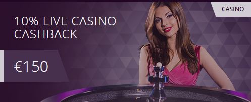 bonus cashback malina live casino